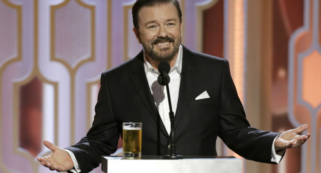 Ricky Gervais presented this year's Golden Globes