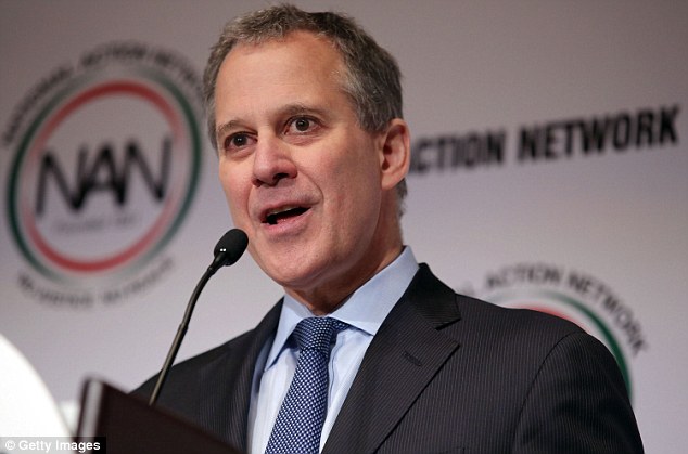 New York Attorney General Eric Schneiderman said his office's probe revealed that just 46 per cent of tickets for events are reserved for the public according to data on the top-grossing shows in New York 2012-2015