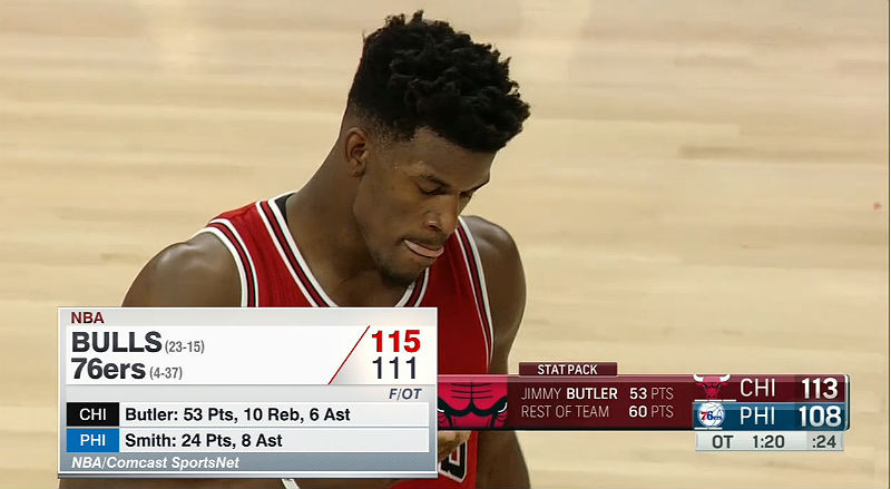 Butter scores 53 for Bulls Spurs beat Cavs