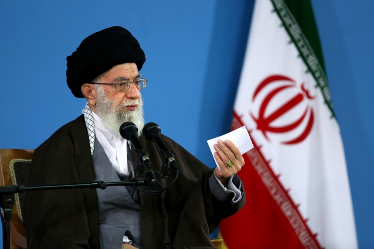 In his first comments since the atomic agreement at the weekend Iran's supreme leader Khamenei told President Rouhani to'guard against deceit and violations of arrogant states particularly the United States