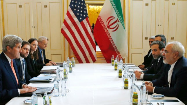 Iranian and US officials led by John Kerry in Vienna