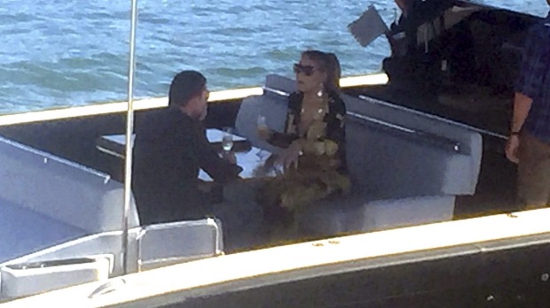 James Packer and Mariah Carey enjoy a cruise on Sydney Harbour