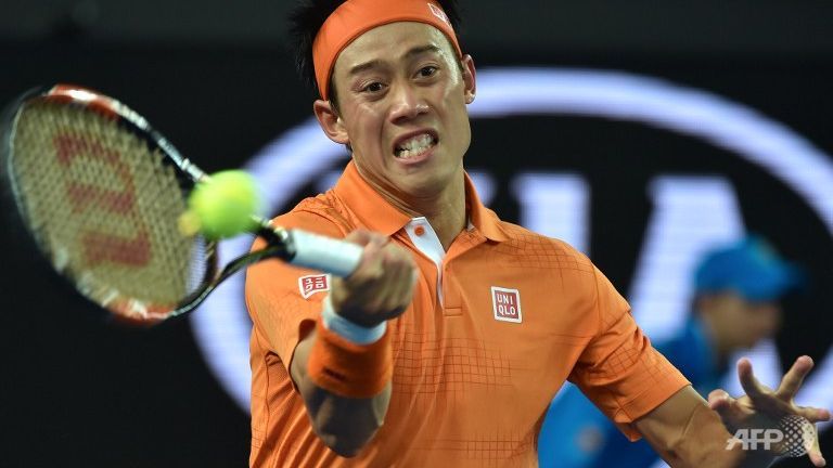 Japan's Kei Nishikori moved into the Australian Open fourth round after beating Spain's Guillermo Garcia-Lopez