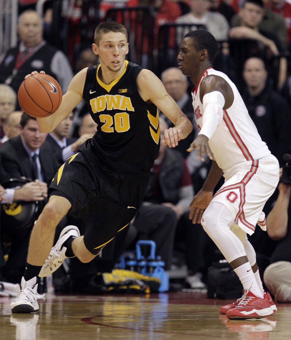 Jarrod Uthoff and the Iowa Hawkeyes are undefeated in Big Ten play having already beaten Michigan State twice this season