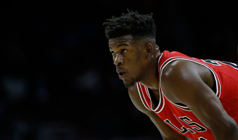 Jimmy Butler Loses His Mind Scores 40 Points In One Half