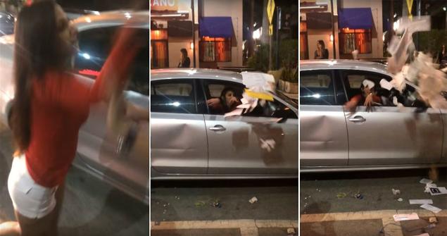 The drunk woman recorded hitting a Miami Uber driver last week has opened up to a Florida website about the incident