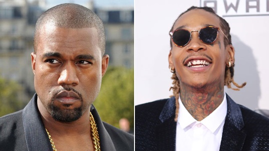 Kanye West And Wiz Khalifa In Twitter Rant