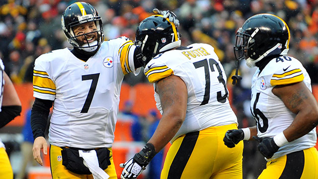 Ben Roethlisberger Ramon Foster Pittsburgh Steelers