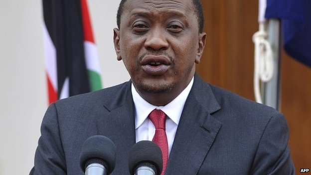 Kenyan President Uhuru Kenyatta