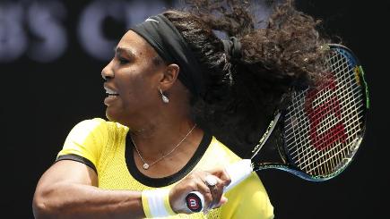 Serena Williams eased through in Melbourne