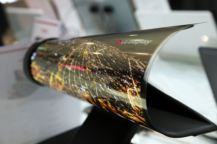 LG Display's rollable display