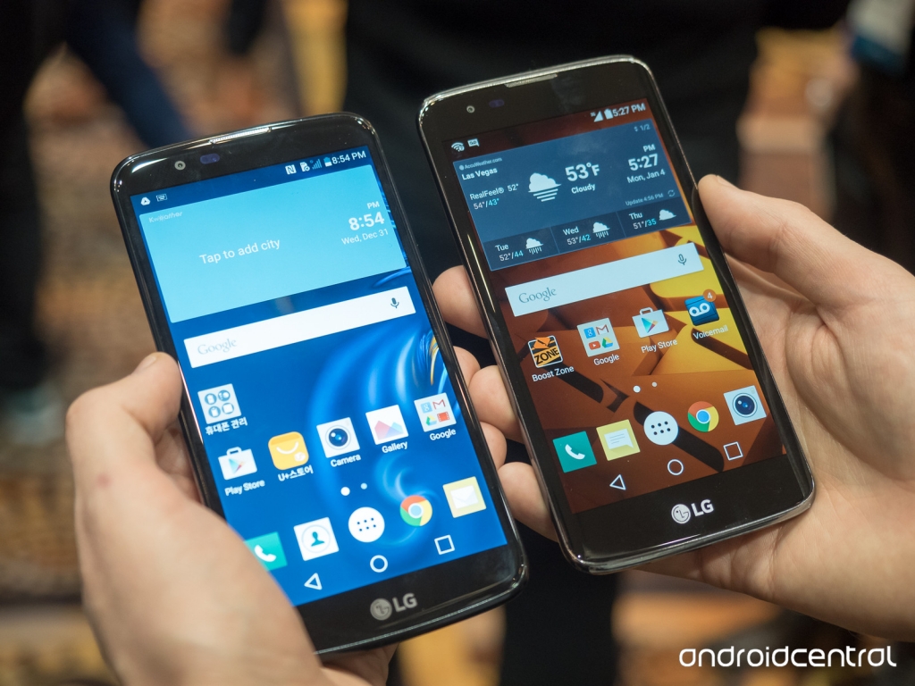 CES 2016: LG weighs in with two new K Series smartphones