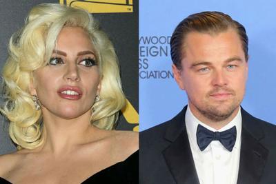 Lady Gaga and Leonardo DiCaprio