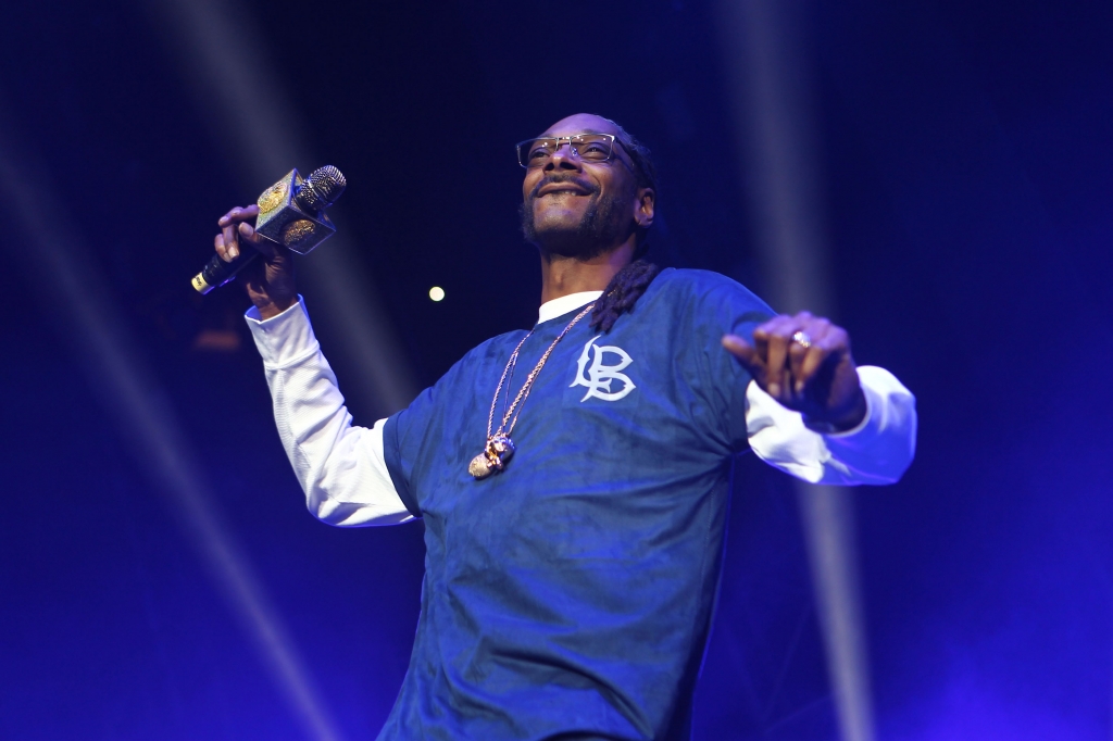 Leon Bennett—Getty Images			Snoop Dogg performed at the Mega 96.3 FM Calibash 2016 at Staples Center