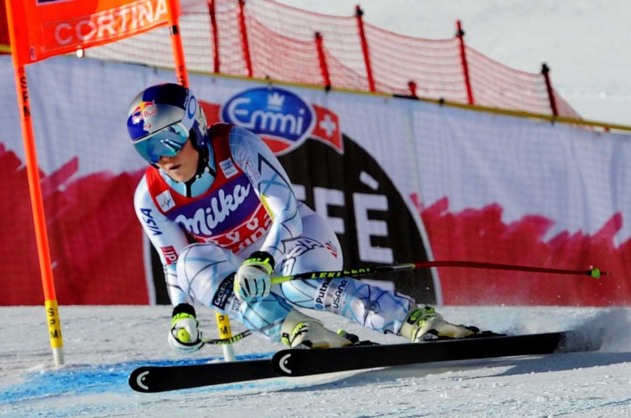 Cortina d'Ampezzo northern Italy. American speed queen Lindsey Vonn bettered the record for the number of women's World Cup downhill victories when she