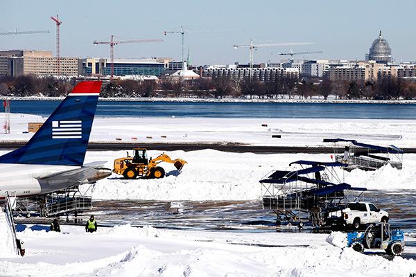 Airlines cancel nearly 5500 flights due to blizzard