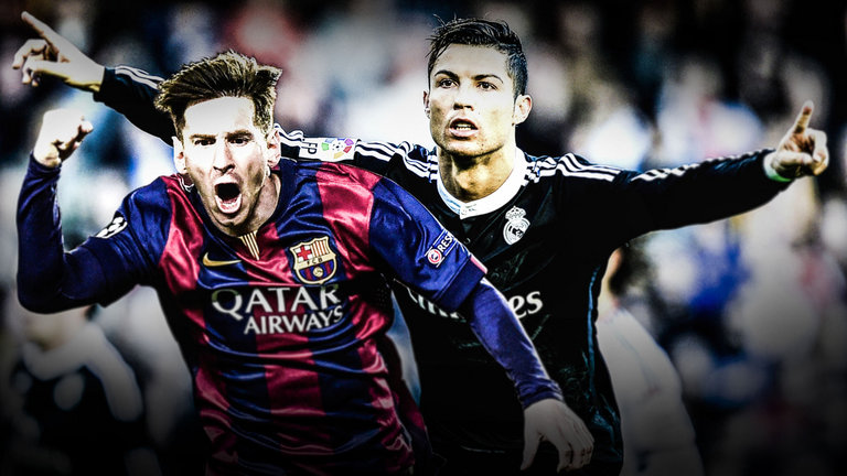 Lionel Messi and Cristiano Ronaldo are on a combined total of 999 career goals