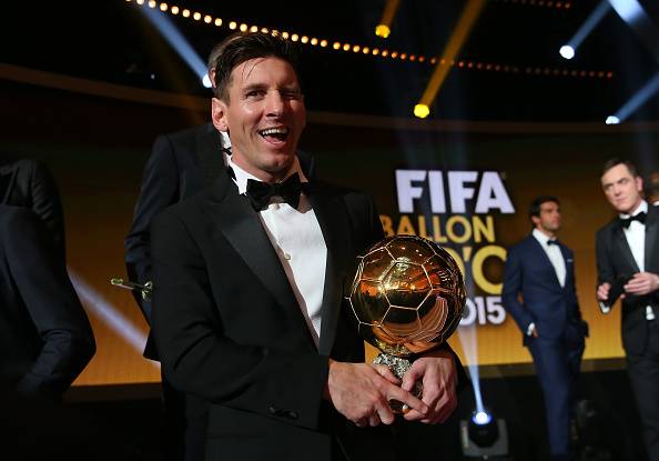 Lionel Messi bags his fifth Ballon d'Or Trophy