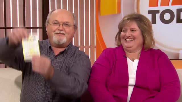 Lottery winners John and Lisa Robinson appear on'Today Show