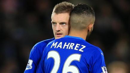 Jamie Vardy and Riyad Mahrez have been linked with moves away from Leicester