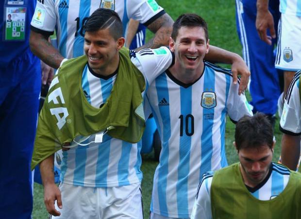 Sergio Aguero reveals he is still attempting to lure Lionel Messi to Manchester City