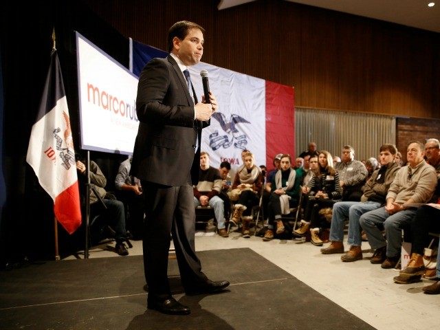 Republican presidential candidate Sen. Marco Rubio R-Fla. speaks at a town hall at Fisher Community Center in Marshalltown Iowa Wednesday Jan. 6 2016