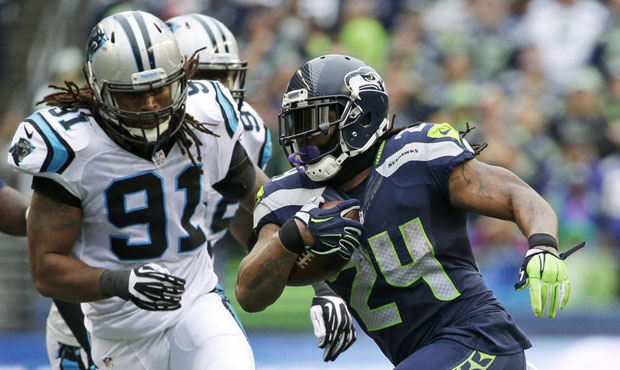 Marshawn Lynch is active for a game for the first time since his Nov. 10 abdominal surgery