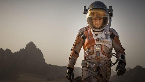 Matt Damon in The Martian directed by DGA nominee Ridley Scott