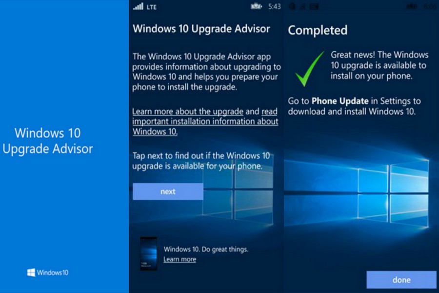 Windows 10 Upgrade Advisor