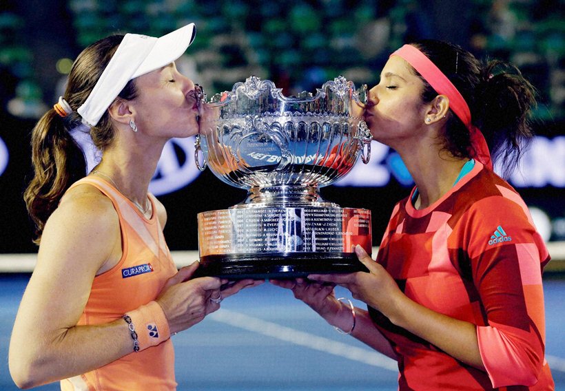 After becoming the worlds No.1 tennis pair, its now Sania VERSUS Martina!