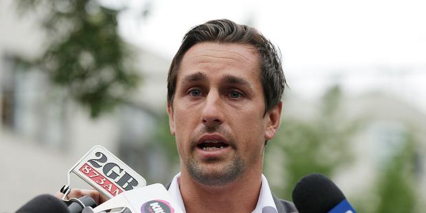 Disgraced league star Mitchell Pearce offers tearful apology