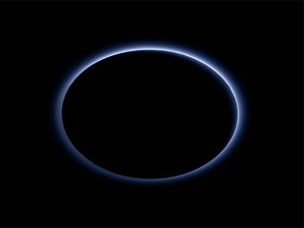 Pluto's atmosphere takes center stage in new NASA photo