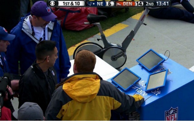 NFL officials try to get New England's tablets back up and running