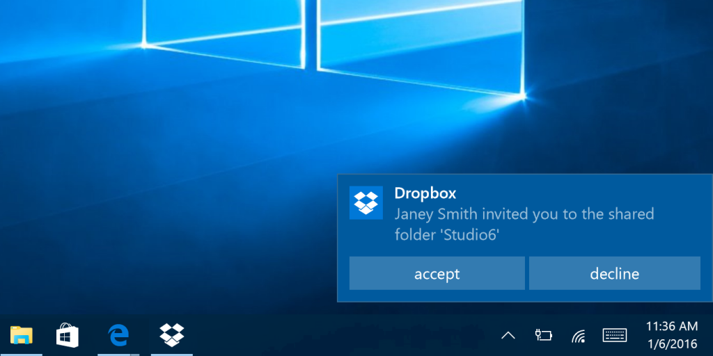 3-Interactive-toast-notifs-1024x512 Dropbox to release a Universal Windows 10 app this week