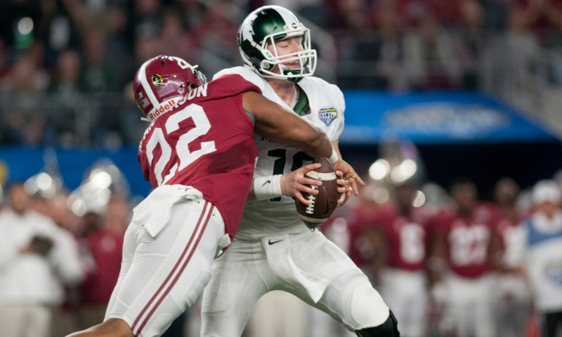 THE LATEST: Tide, Spartans in a familiar spot for semifinal