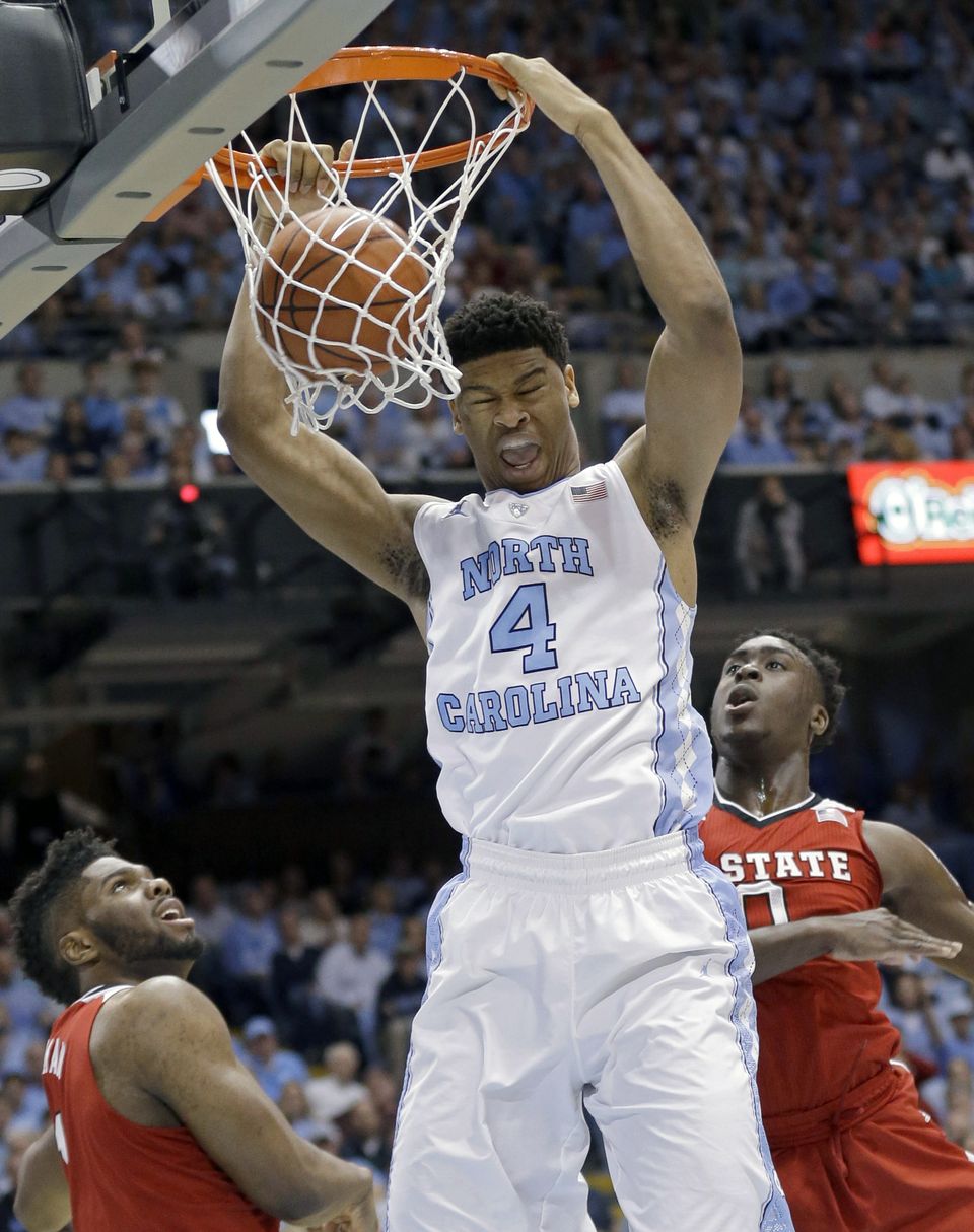 No. 5 UNC beats rival NC State 67-55 for 5-0 ACC start