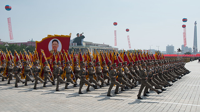 NKOREA-SKOREA-WAR-ARMISTICE-PARADE