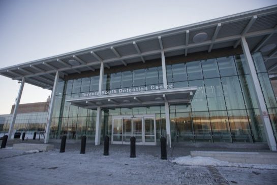 Toronto South Detention Centre in Etobicoke. Nearly 6,000 provincial jail guards and probation and parole officers prepare for a possible strike on Sunday