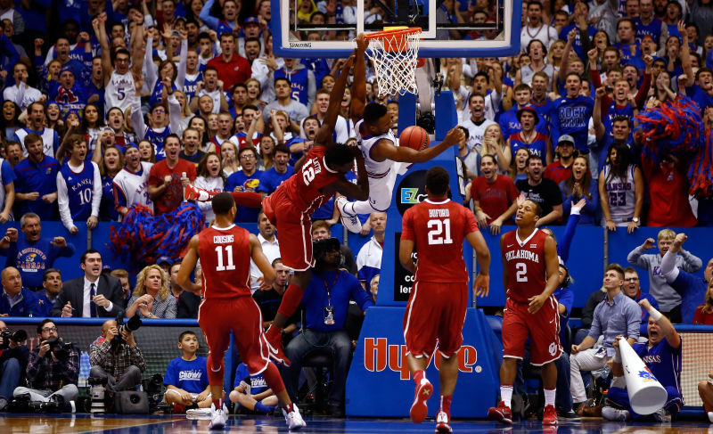 1 Kansas Knocks Off #2 Oklahoma In 3OT Thriller