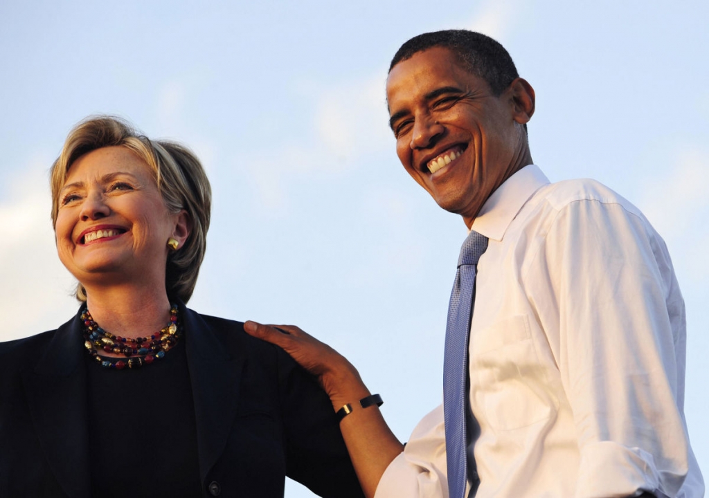 President Obama has come very close to issuing a public endorsement of Hillary Clinton seen here with Obama during his own Presidential campaign in 2008