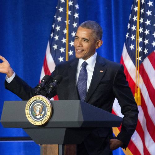 Obama speaks at the House Democratic Issues Conference in Baltimore Md. Thursday Jan. 28 2016