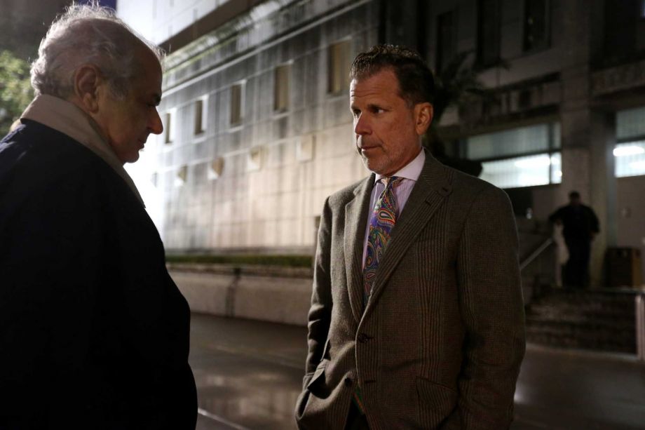 Joel Androphy right attorney for Baghram Mechanic ﻿waits﻿﻿ for his client to be released Saturday from the Federal Detention Center﻿ in Houston. Mechanic ﻿was pardoned by Obama as part of a prisoner swap with Iran