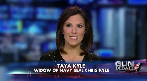 Taya Kyle, widow of 'American Sniper' Chris Kyle, takes on Obama at gun control town hall