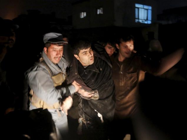 The loud blast rocked the Afghan capital Kabul on Friday apparently caused by a car bomb that targeted a restaurant popular with Afghan officials and foreign diplomats a police official said