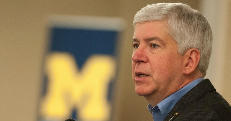 Only seven emails sent by Gov. Rick Snyder related to the city's water system were included in Wednesday's release