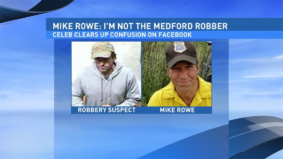 Mike Rowe 'Dirty Jobs&#039 TV host says he did not rob a Medford bank