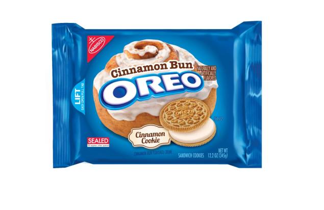 The new Cinnamon Bun Oreos