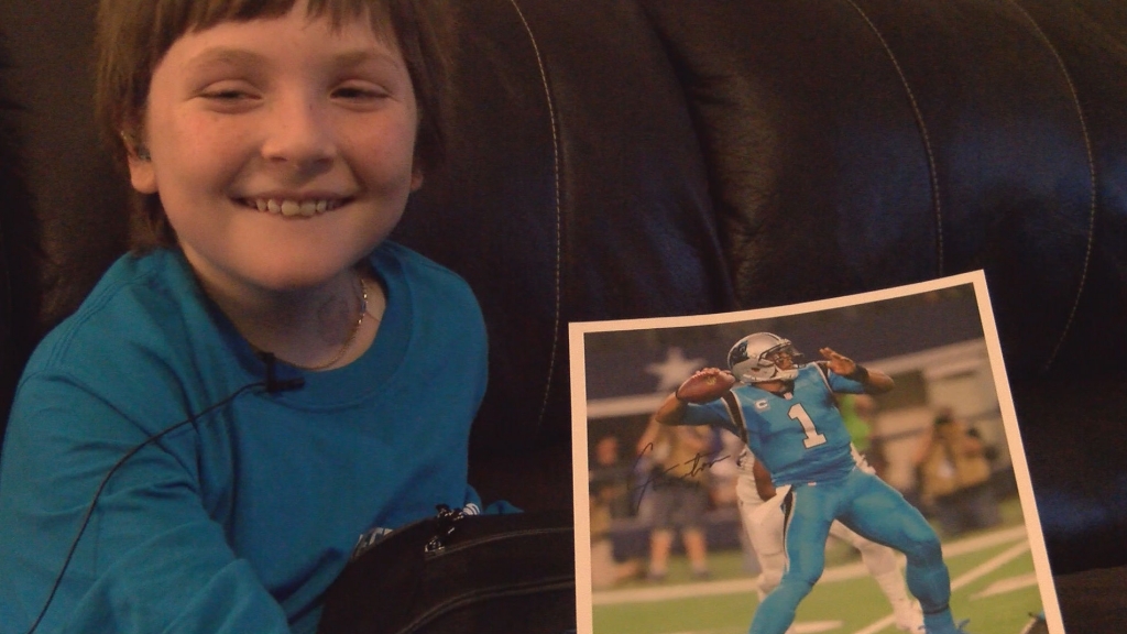 Panthers fan Eldon Self of Leland