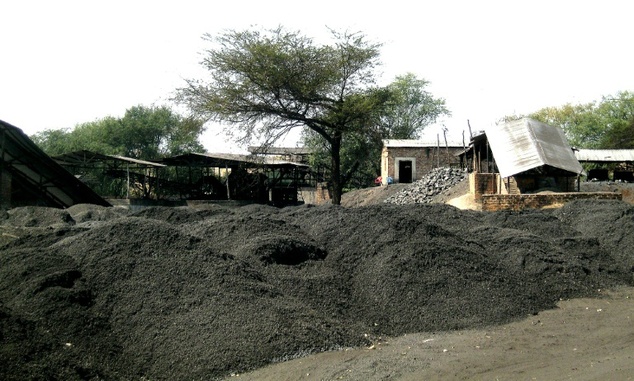 Partial view of a Chinese-owned coal mine in Sinazongwe 325 km south of Lusaka the capital of Zambia