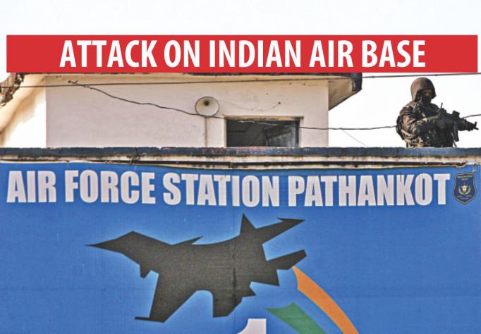 Militants attack Indian air base, two remain on site